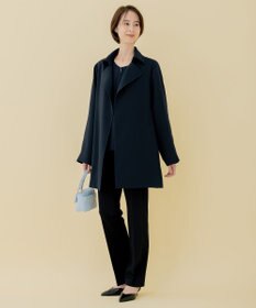 自由区 L 【洗える】WASHABLEPONTE テーパードパンツ