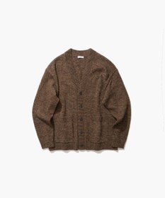 ATON BABY WOOL MOULINE | オーバーサイズカーディガン - UNISEX