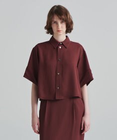 NAVE 【ReNAVE　洗える】アセテートギャバシャツ