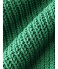 Green Parks ｍｏｋｏモール畦編みモックネックプルオーバー