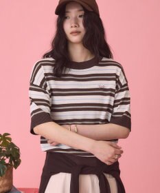 AMERICAN HOLIC 【PENNEY'S】レトロボーダー半袖ニット