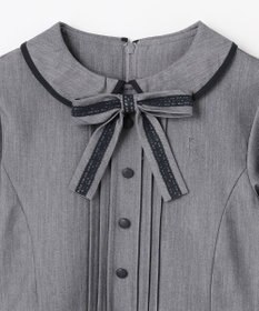 組曲 KIDS 【150-170㎝】 クラシカルグレーワンピース