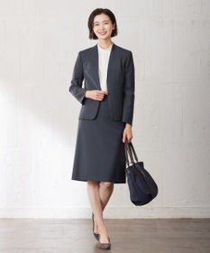 J.PRESS LADIES 【セットアップ対応】BAHARIYE ノーカラー ジャケット