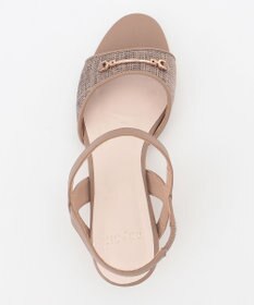 ANY SIS 【美人百花7月号掲載】クラシカルレディプチウエッジ サンダル