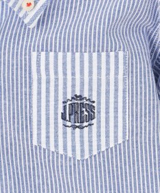 J.PRESS KIDS 【100-130cm】オックスフォード ストライプコンビシャツ