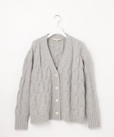 自由区 【洗える】ウールカシミヤブレンド ニットカーディガン