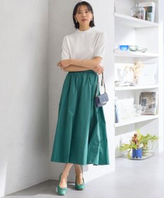 23区 【Oggi4月号掲載/洗える】プレミアムビオコットン 半袖 ニット