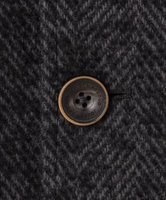 JOSEPH ABBOUD 【キングサイズ・尾州産カシミヤブレンド×アルパカ混素材】カシミヤブレンドアルパカヘリンボン チェスターコート