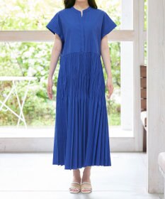 Tiaclasse プリーツAラインワンピース