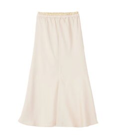 earth music&ecology サテンフリルマーメイドスカート