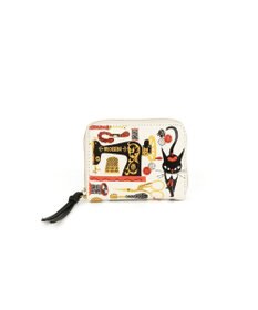 UNBILLION ペルケ perche×黒ねこ意匠 ROBIN / ジャバラカードウォレット