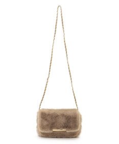 23区 フェイクファー ショルダーバッグ