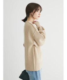 Green Parks 洗える　アゼ編みニットプルオーバー