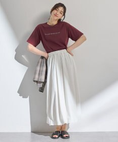 ANY L オーガビッツロゴテールＴシャツ