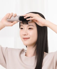 YAMATO テーブル＆キッチン 【フェスティノ】充電式スタイリングヒーターブラシ  ホワイト  SMHB-049-WH