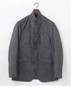 JOSEPH ABBOUD 【軽量・撥水加工】メランジストレッチジャケットブルゾン