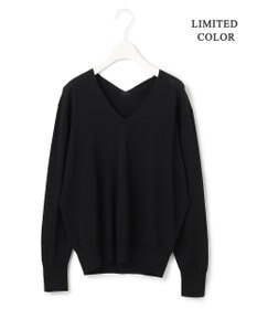 ICB 【WEB限定カラーあり・洗える】シンセティックハイゲージ Vネックプルオーバー