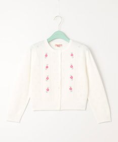 TOCCA 【洗える！】TINY ROSE KNIT カーディガン