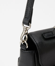 russet ソフトレザーフラップミニトートバッグ(CE-1674)