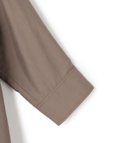 23区 【先行予約】ナイロンコットンタフタ シャツワンピース