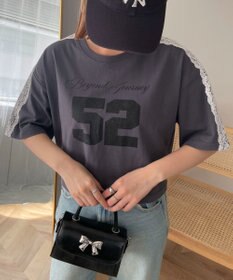 WEGO レースショルダーショートT