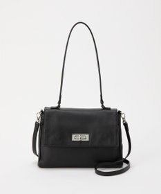 russet ソフトレザーフラップミニトートバッグ(CE-1674)