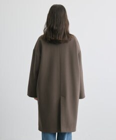 AMERICAN HOLIC リサイクル中空FIBERスタンドカラーロングコート