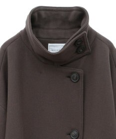 AMERICAN HOLIC リサイクル中空FIBERスタンドカラーロングコート