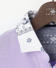 JOSEPH ABBOUD 【愛されて20年！オーガニックコットン使用】 バンダナプリント ダディ ポロシャツ