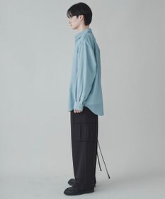 WEGO 【ユニセックス着用ITEM/SMLサイズ展開/冷房対策/紫外線対策】シアーBIGシャツ