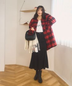 WEGO 【ユニセックス着用ITEM/SMLサイズ展開】チェックネルシャツ