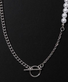 WEGO Mパールミックスチェーンネックレス