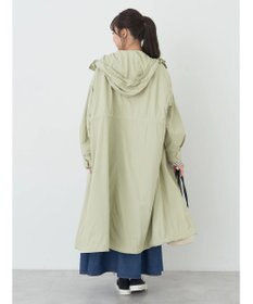 earth music&ecology テックフードロングコート
