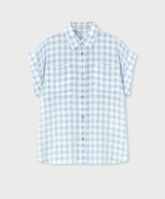 Paul Smith シアサッカー キャップスリーブ シャツ