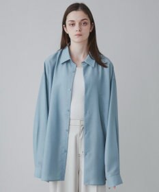 WEGO 【ユニセックス着用ITEM/SMLサイズ展開/冷房対策/紫外線対策】シアーBIGシャツ