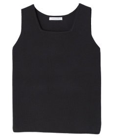 Green Parks スクエアネックニットタンクトップ