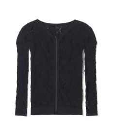 Chacott 【ノーソーイングニット】レーシージップアップニットトップ