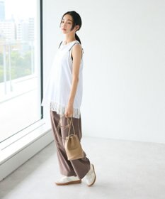 CRAFT STANDARD BOUTIQUE レース切替フリンジビスチェ