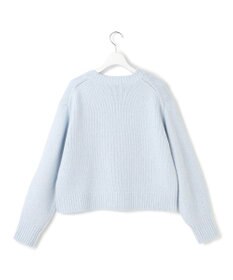 23区 S 【洗える】ウールカシミヤ パフスリーブ ニット