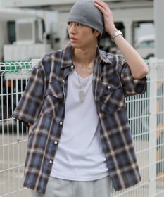 WEGO オンブレチェックシャツ（SS）