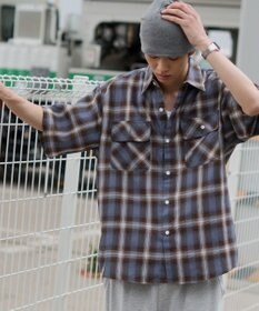 WEGO オンブレチェックシャツ（SS）