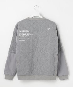 PW CIRCULUS 【裏地付き/防寒】【MEN】キルティングスエットプルオーバー