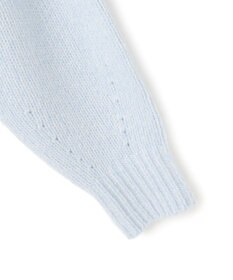 23区 S 【洗える】ウールカシミヤ パフスリーブ ニット