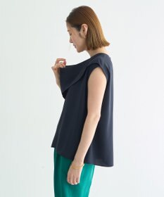 YECCA VECCA ドレープブラウス