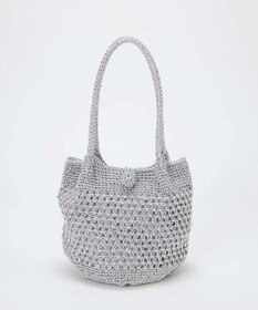 TOPKAPI 【TREASURE TOPKAPI】メタリック ラウンド トートバッグ