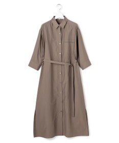 23区 【先行予約】ナイロンコットンタフタ シャツワンピース