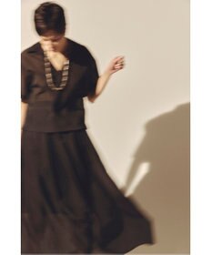 uncrave シアー オーガンジー ショート シャツ