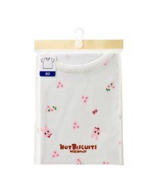 MIKI HOUSE HOT BISCUITS 【80-120cm】 フライス素材半袖肌着(女の子用インナー)