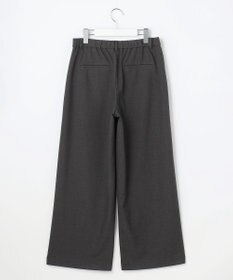 J.PRESS LADIES ジョーゼット裏起毛 ワイド パンツ