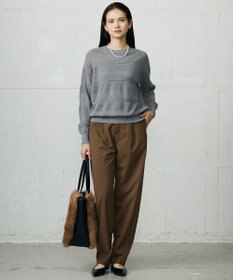 自由区 【カタログ掲載】ファーコンビ トートバッグ